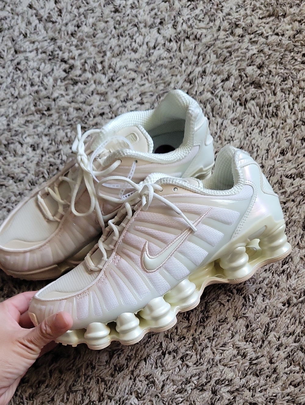 NIKE SHOX LT Pearl White. Women`s Shoes. Size 6.5 - Picture 8 of 16